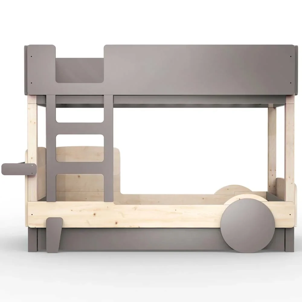 "Mathy by Bol's bunk bed "Discovery" with bed drawer, Color elements: linen image"