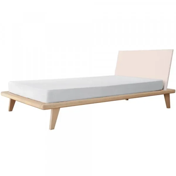 "Laurette Cot Zen 100 x 200, Color of the surfaces: Rose powder image"