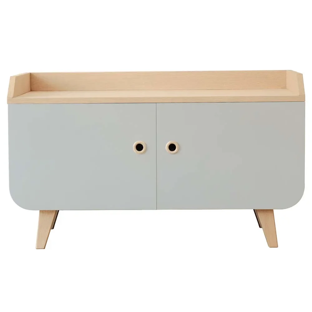 "Laurette sideboard zen, Color of the surfaces: Gray image"