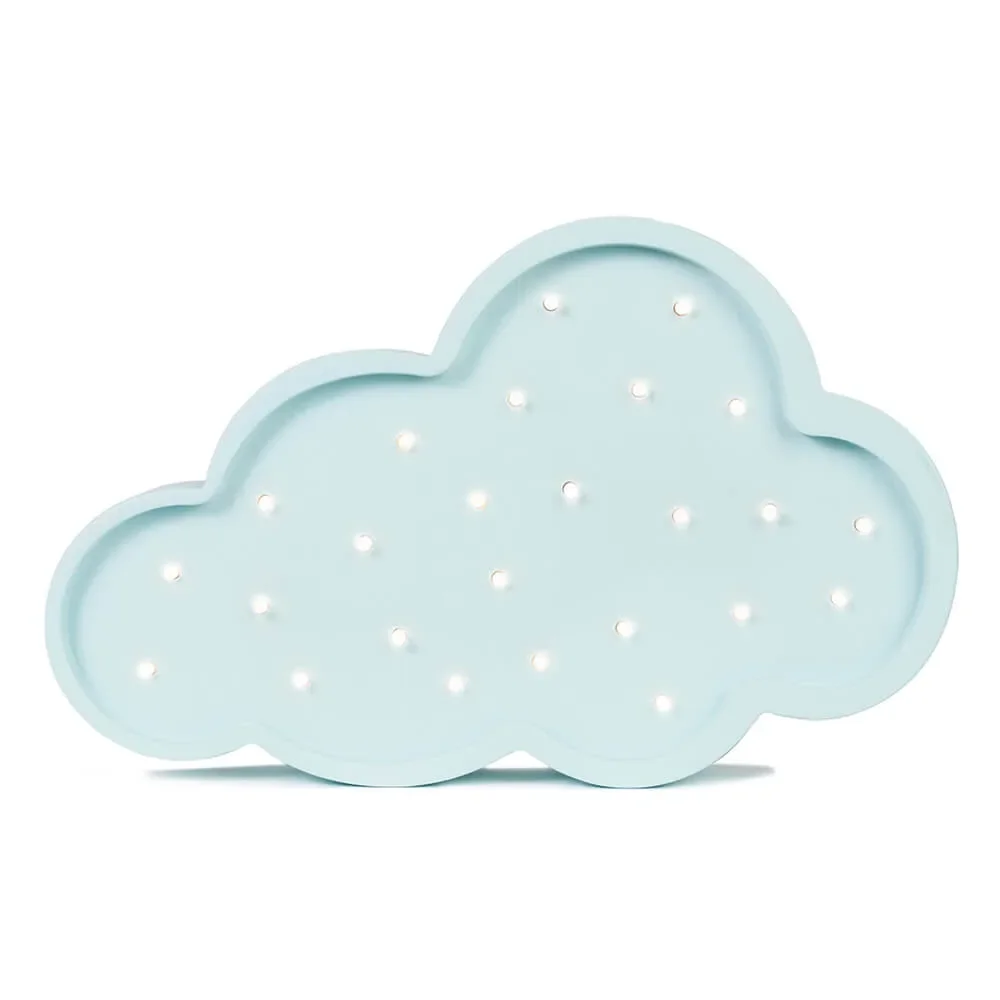 "Little Lights LED decorative children's lamp cloud light blue image"