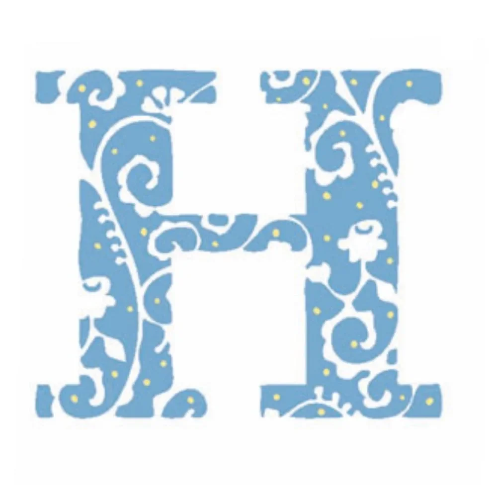 "Lilipinso sticker blue letter h image"