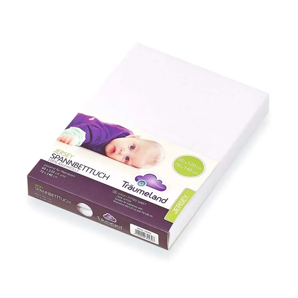 "Traumeland coat hangers baby bed jersey white image"