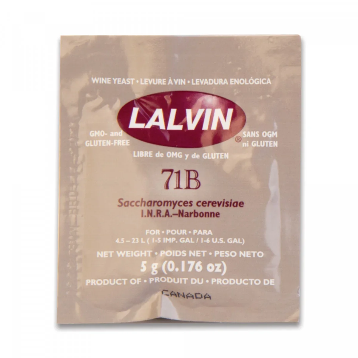 "Dry yeast, dried yeast, wine yeast 71B™ - Lalvin™ - 5g image"