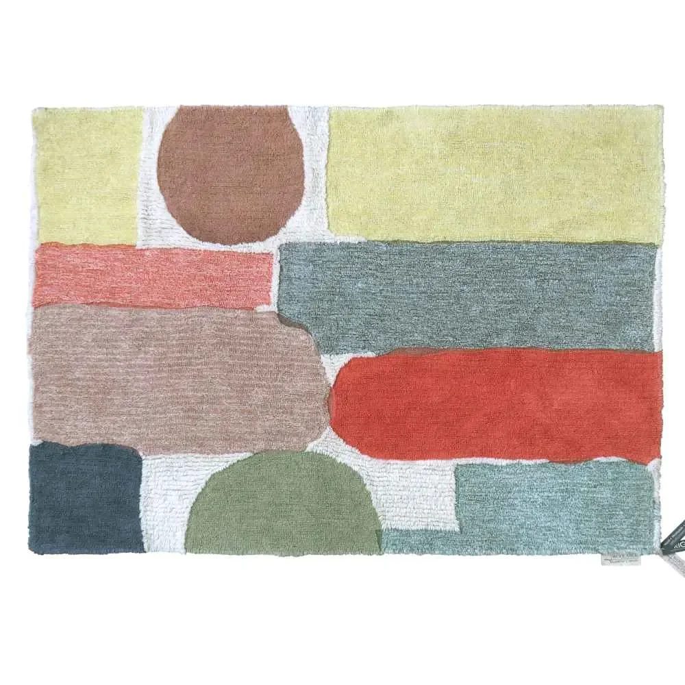 "Lorena Canal's washable wool car "rug abstract" Donna Wilson image"