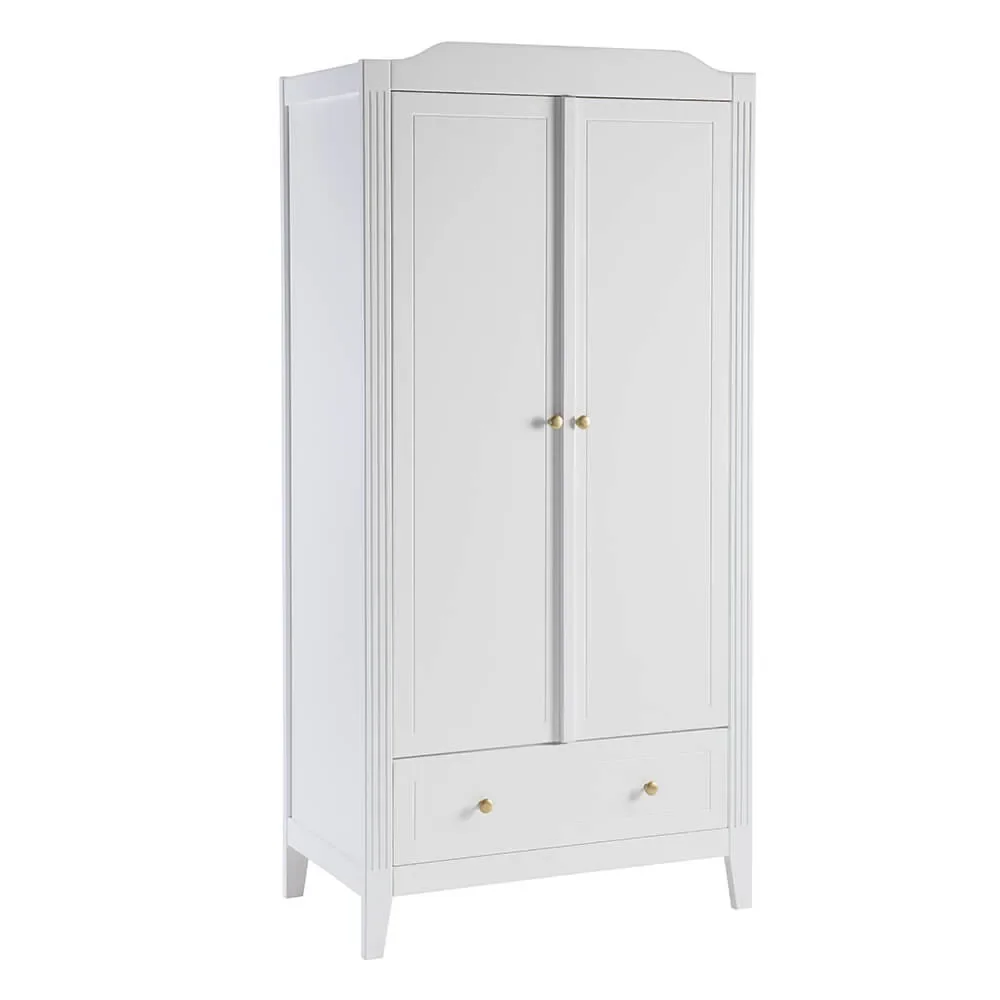 "Maison Charlotte Wardrobe Opera 2 doors white image"