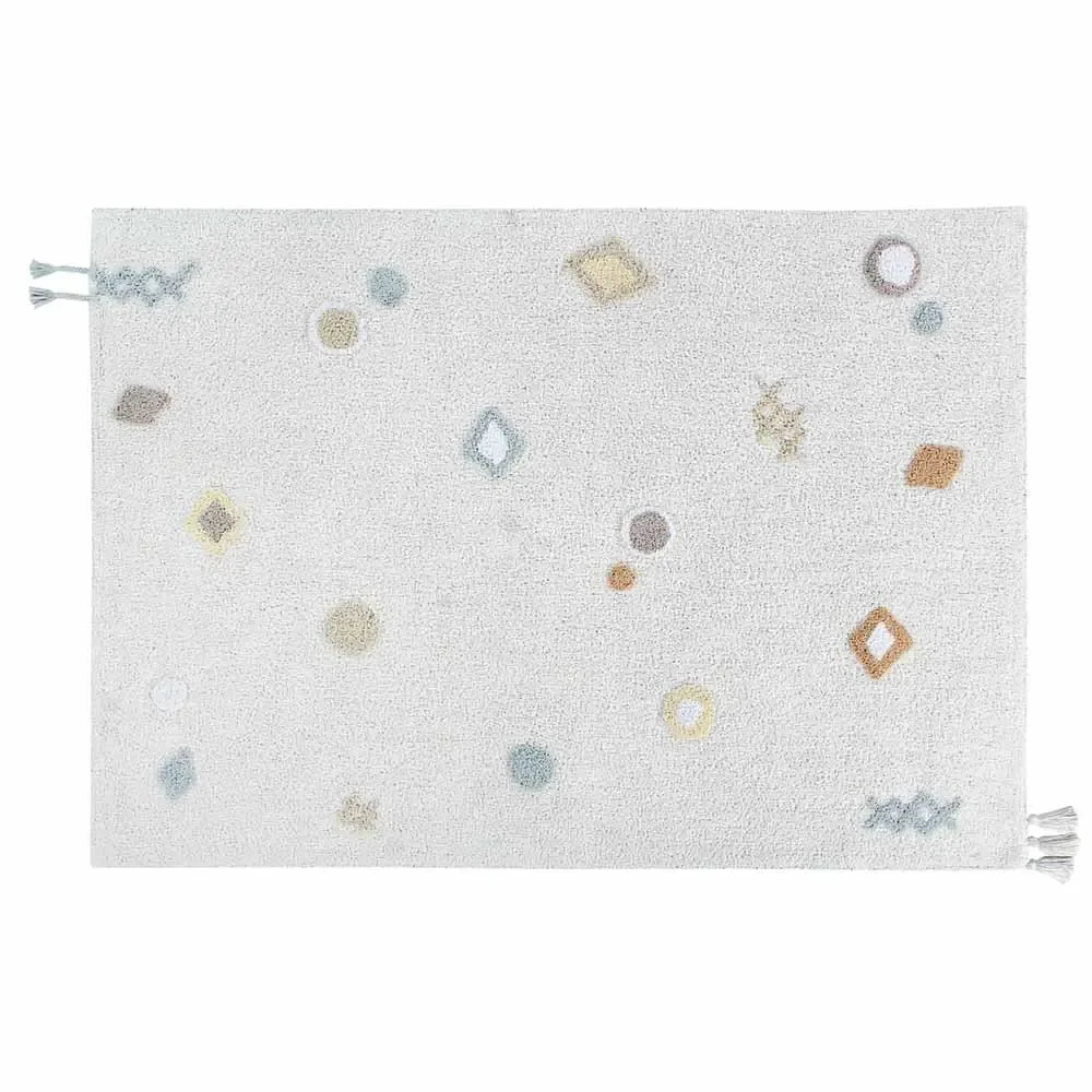 "Lorena Canals washable carpet kim cream image"