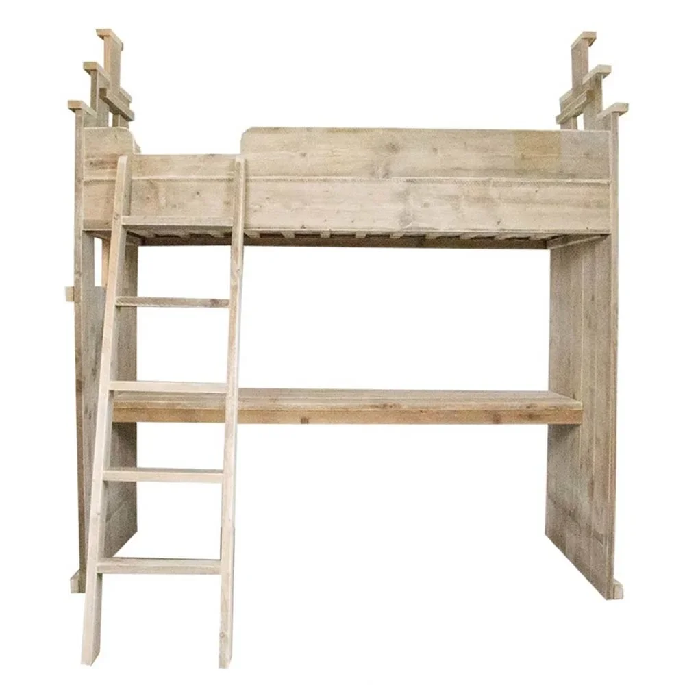 Dutchwood loft bed house with desk