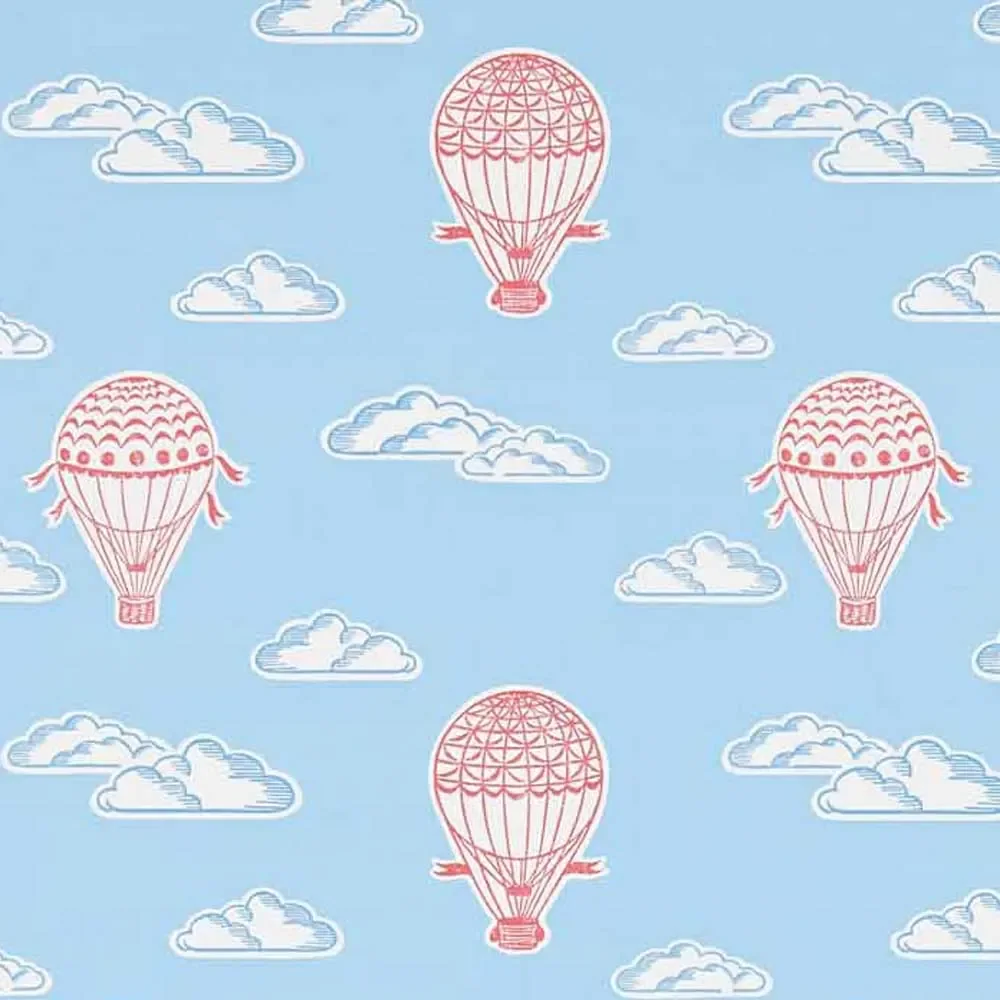 Little Sanderson Abracazoo wallpaper hot air balloons red blue