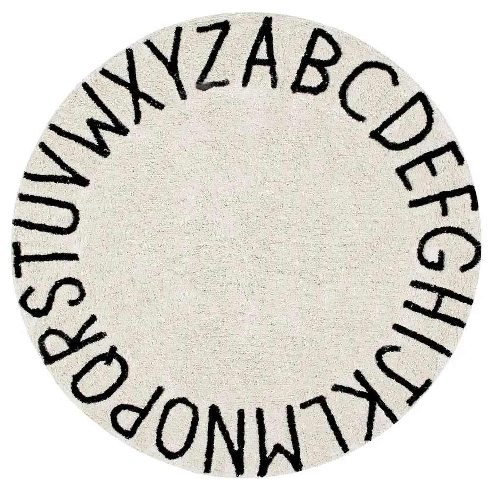 "Lorena Canals round carpet abc nature image"
