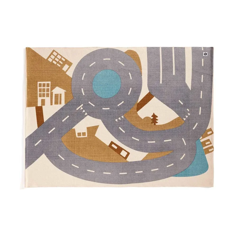 "Kids concept play carpet city cotton image"