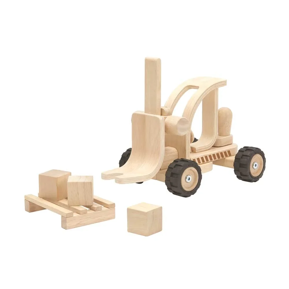 Plan Toys forklift wood nature