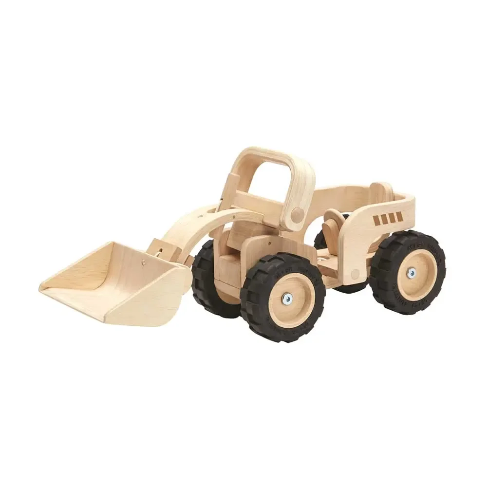 "Excavator children Wood from Plan Toys Bagger image"