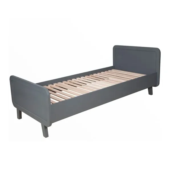 Laurette Kinderbett Le Lit Rond 90x200 cm Gris Souris