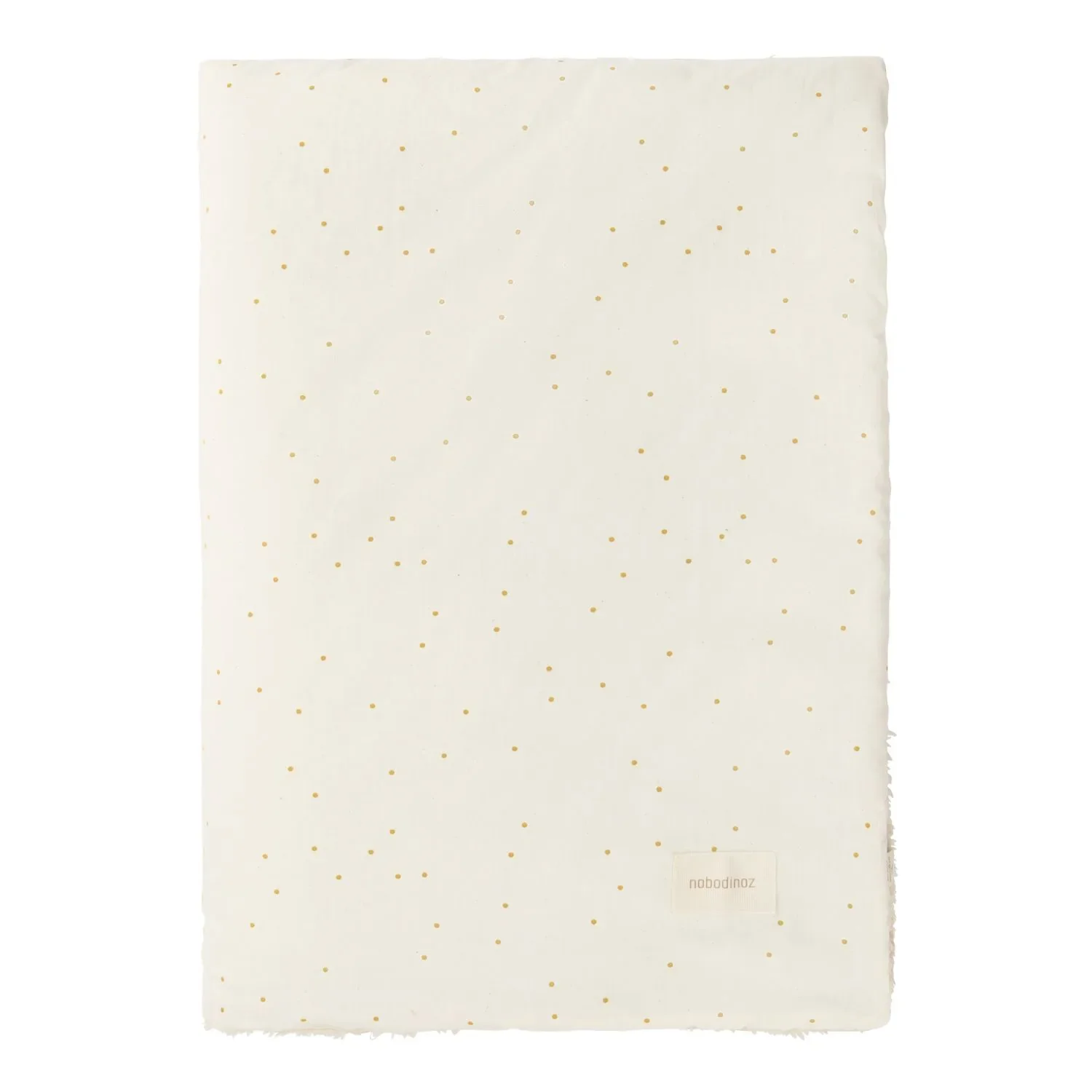 "Nobodinoz STORIES Baby blanket for newborns, 70 x 100 cm, Color: Honey sweet dots natural image"
