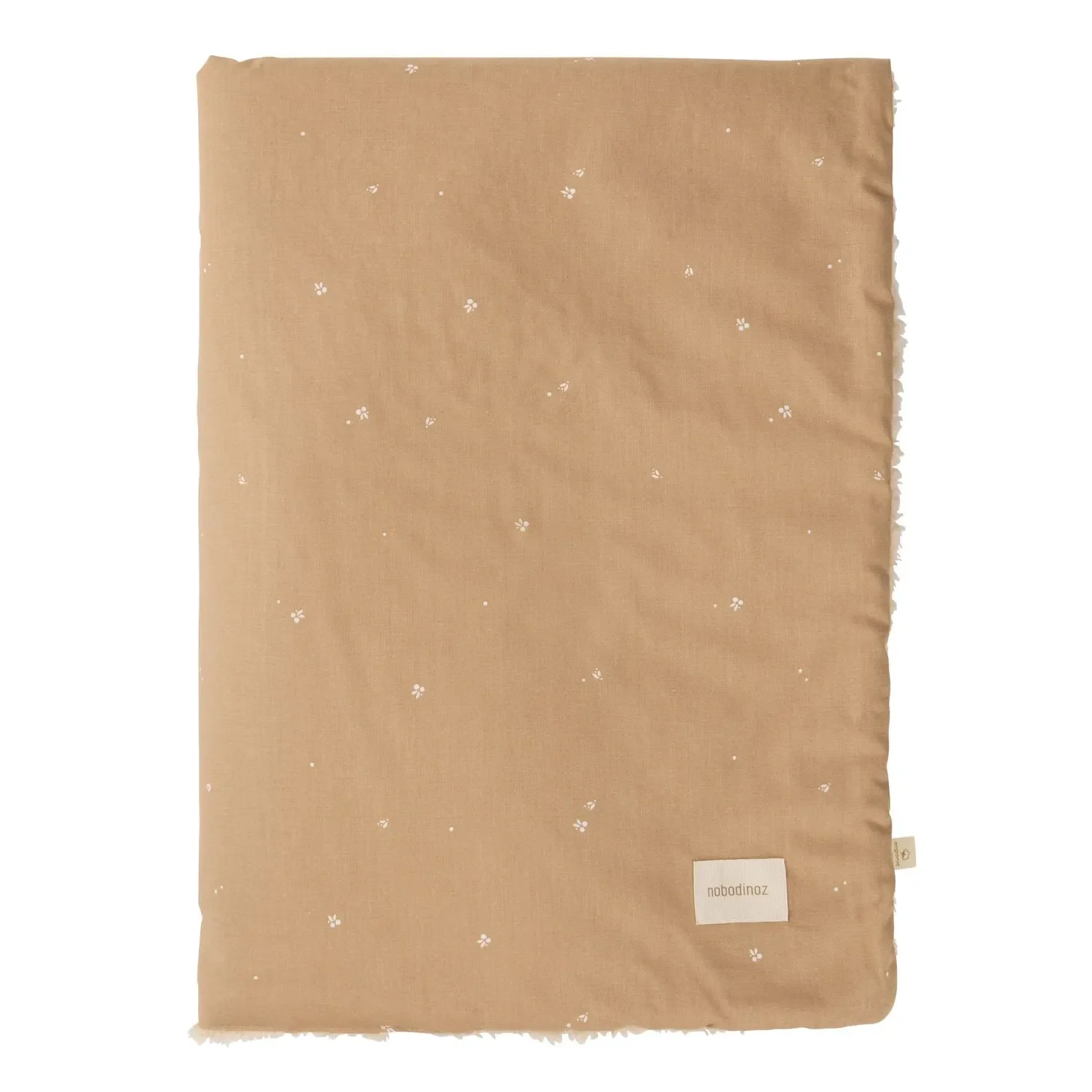 "Nobodinoz STORIES Baby Blanket Newborn, 70 x 100 cm, Color: Blushing Little Cherries image"