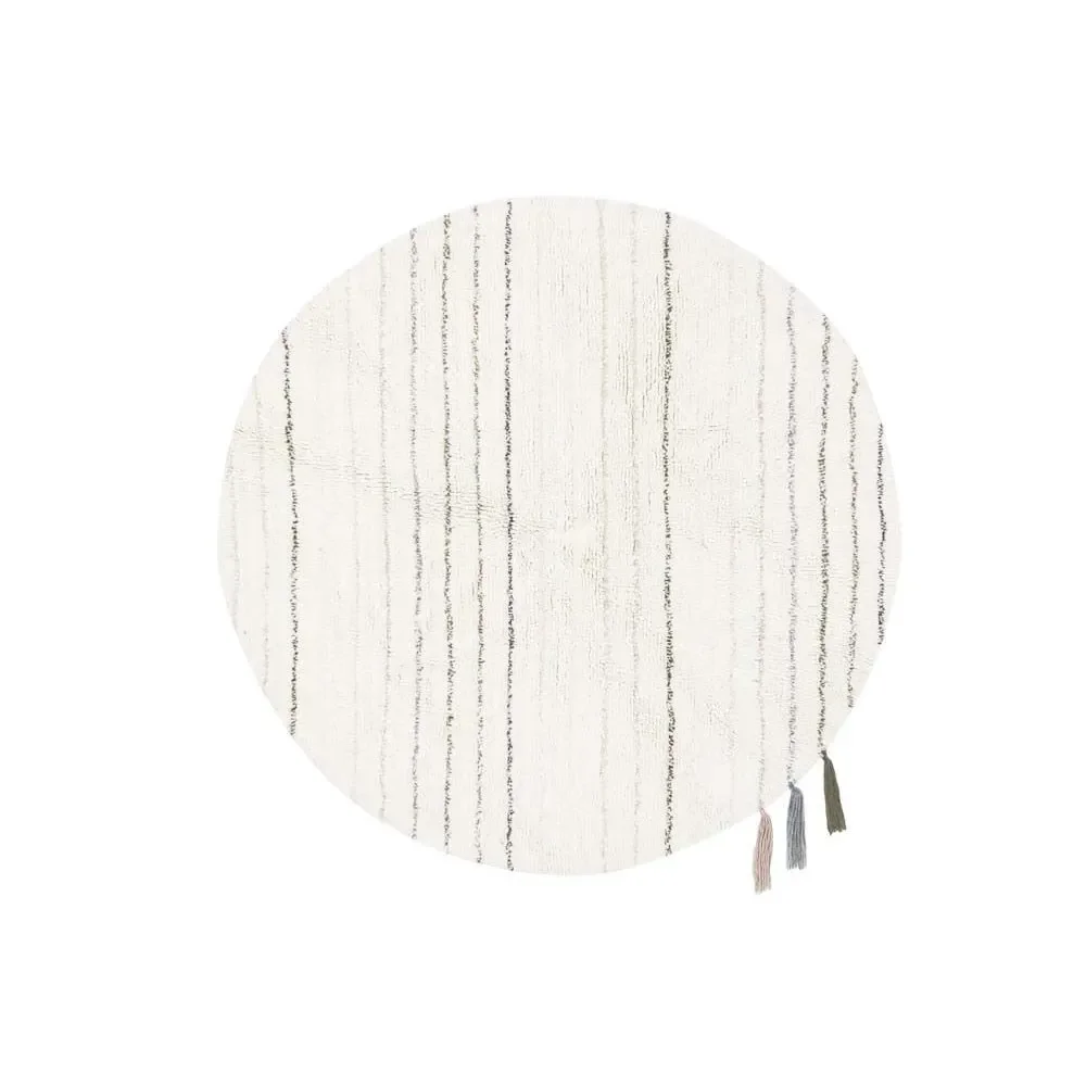 "Lorena Canal's washable wool car "Arona" round image"