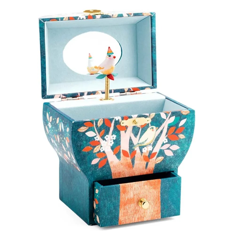 Djeco jewelry box with music box Singvogel