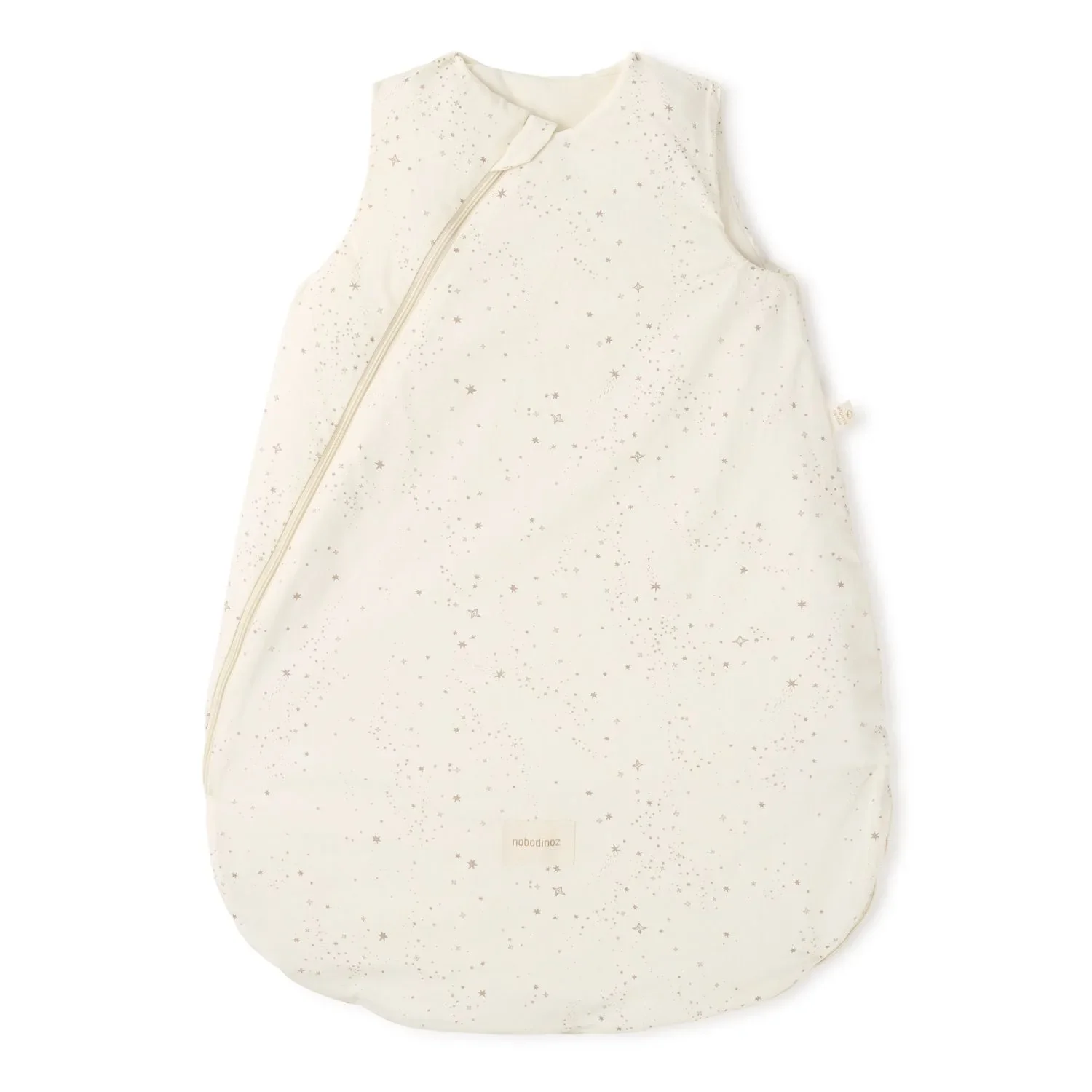 "Nobodinoz STORIES Cocoon Baby Sleeping Bag, 0-6 Months, Natural Milky Way image"