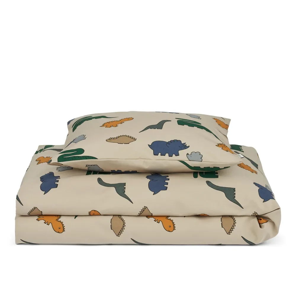 Liewood Bedding Set – Carmen, 70x100, Color: Dinosaur / Nebula