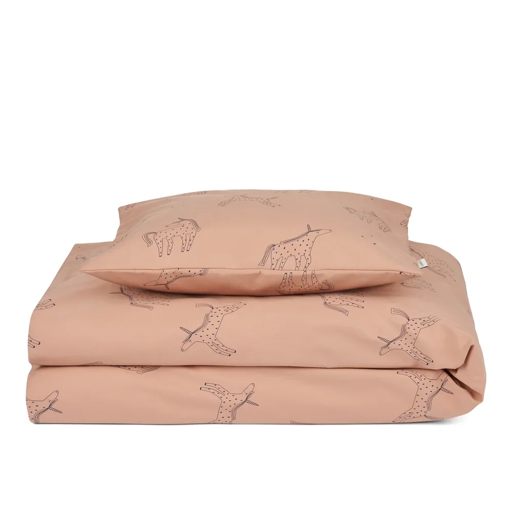 "Liewood bed linen - Carmen, 70x100 cm, color: Unicorn / Pale Tuscany image"