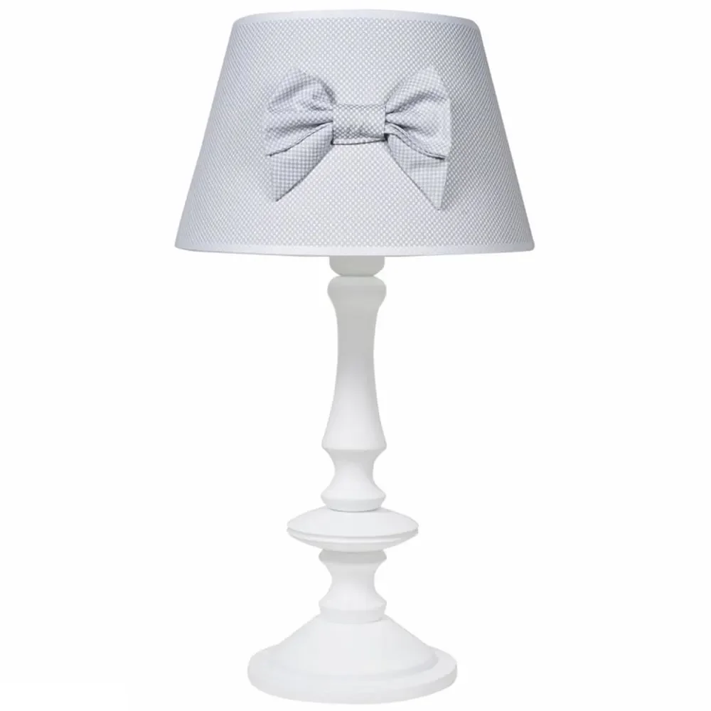 "Caramella table lamp bow gray image"