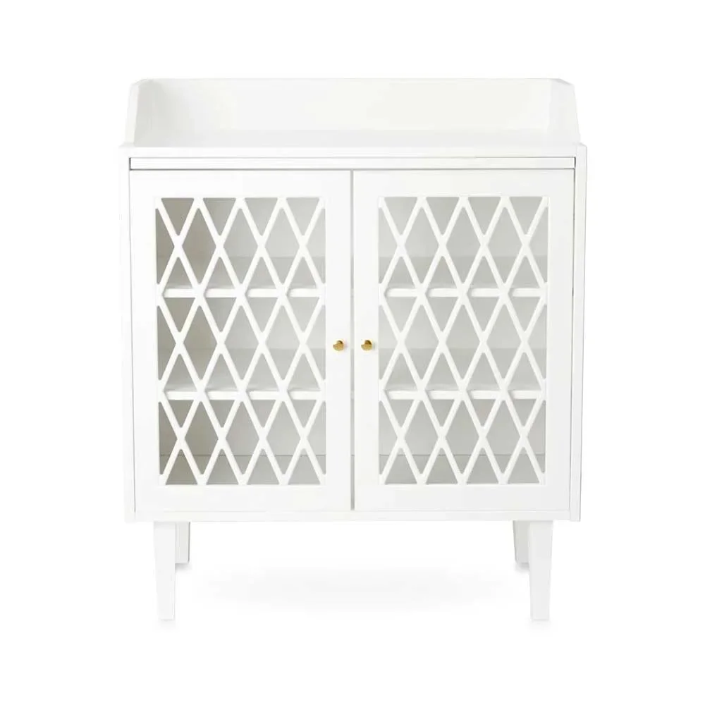 Cam Cam Wickel-Kommode Harlequin weiss