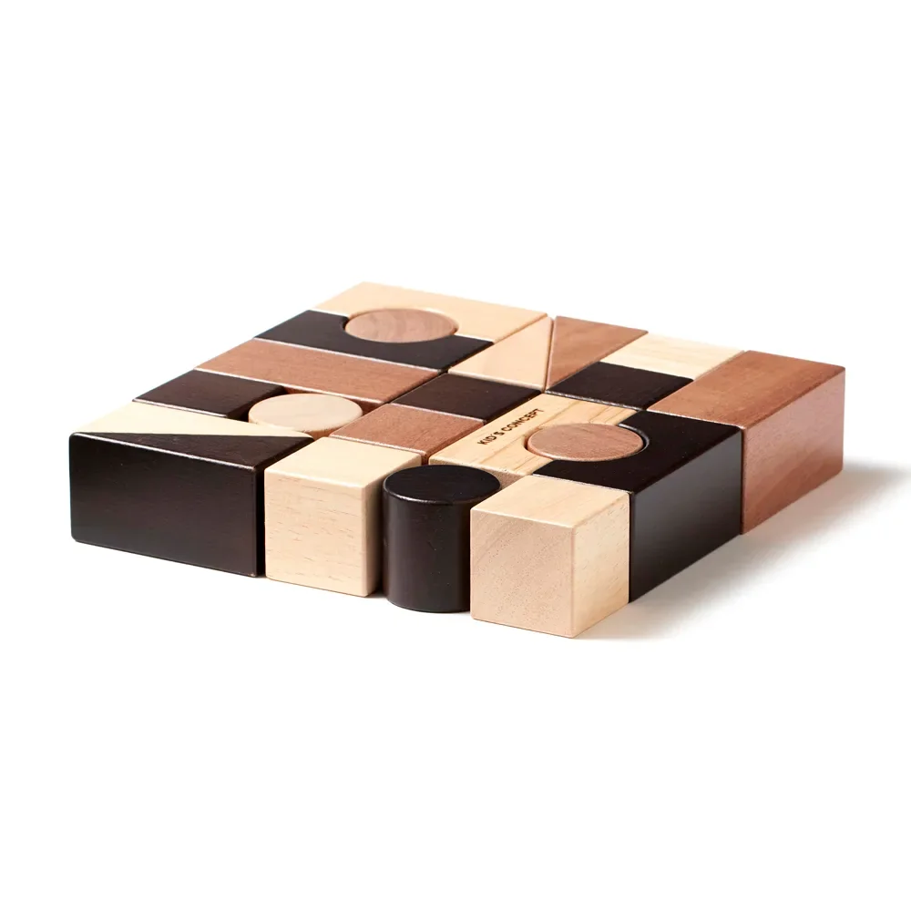 "Kids Concept Building Blocks Neo Wood Natural Colors image"