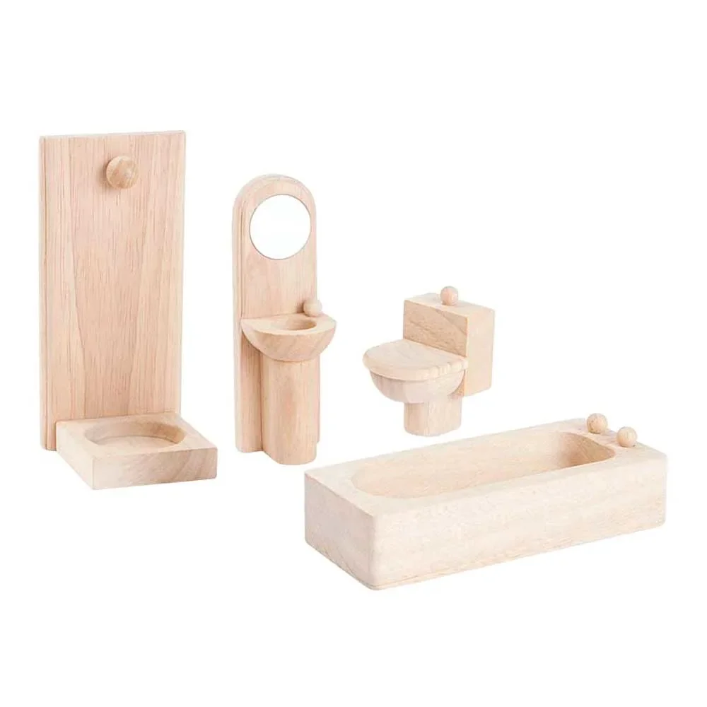 Plan Toys bathroom classic accessories for doll house