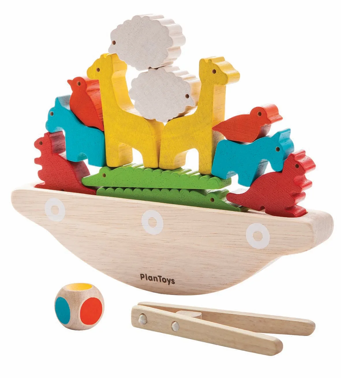 "Plan Toys Children Balancier Game Boot Holz image"