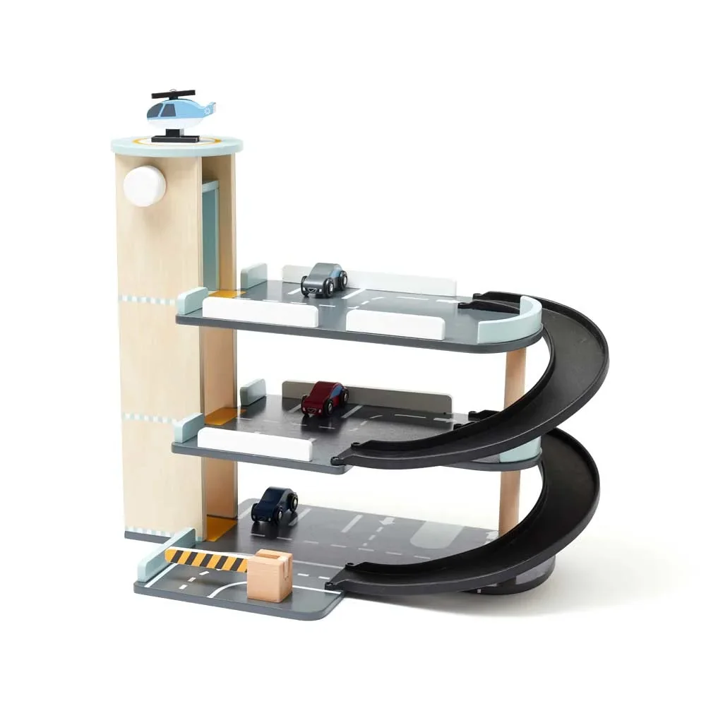 "Kids Concept Toys parking garage wood image"