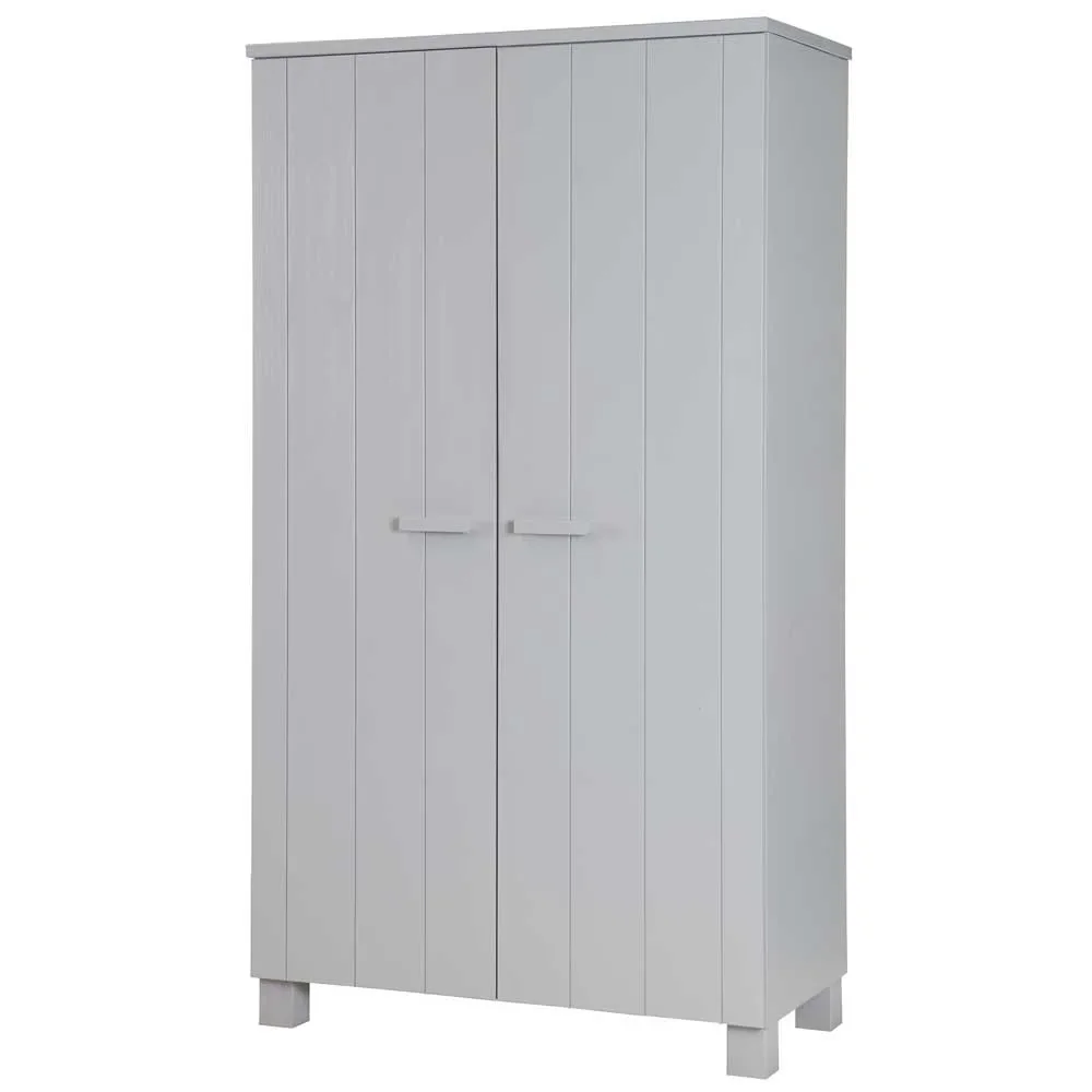 "Wood 2 door cabinet Dennis concrete gray image"