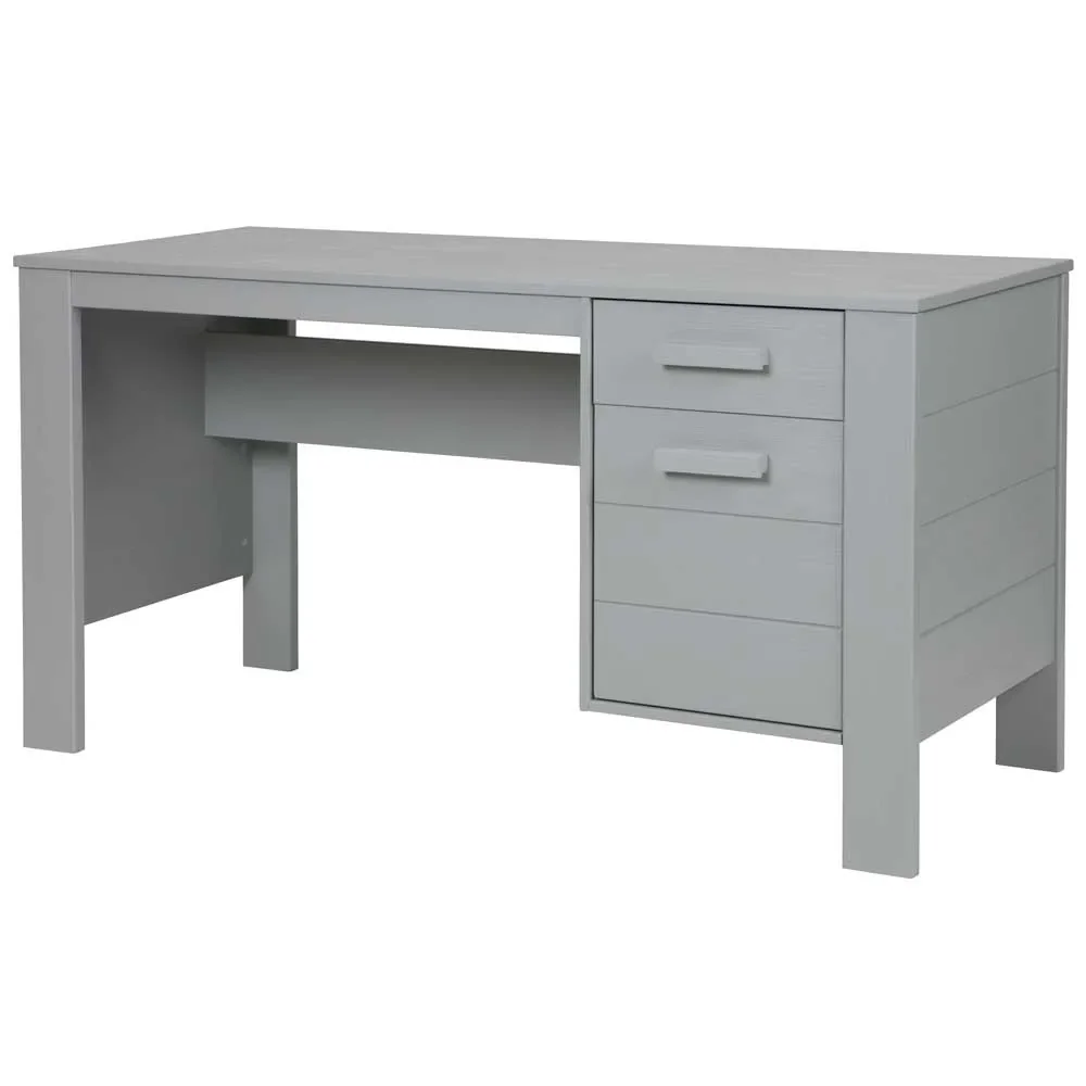 Wood children's desk Dennis concrete gray