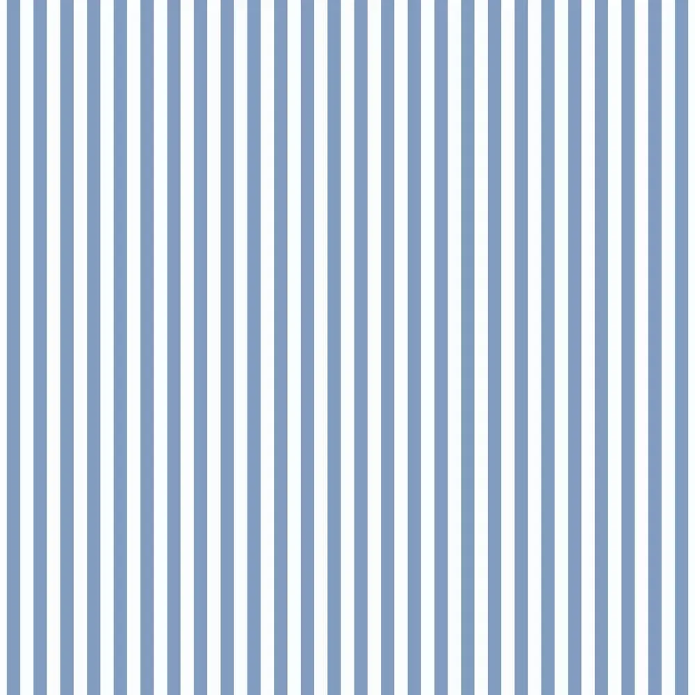 "Casadeco My Little World Stripe wallpaper Blue White image"