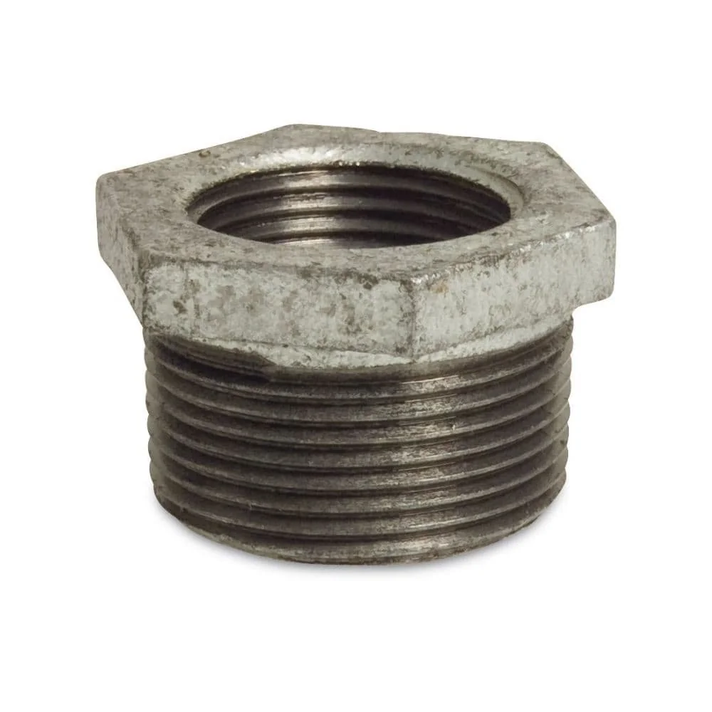 Malleable Iron Reducing Fitting - 1/2" to 1/4" NPT Reducer