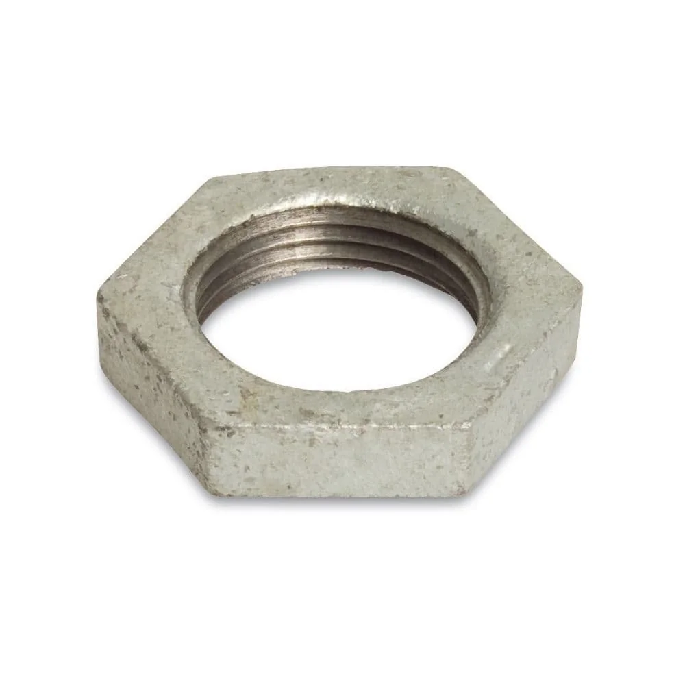 "Threaded Fitting Malleable Cast Iron Locknut with Recess 1" Female Thread image"