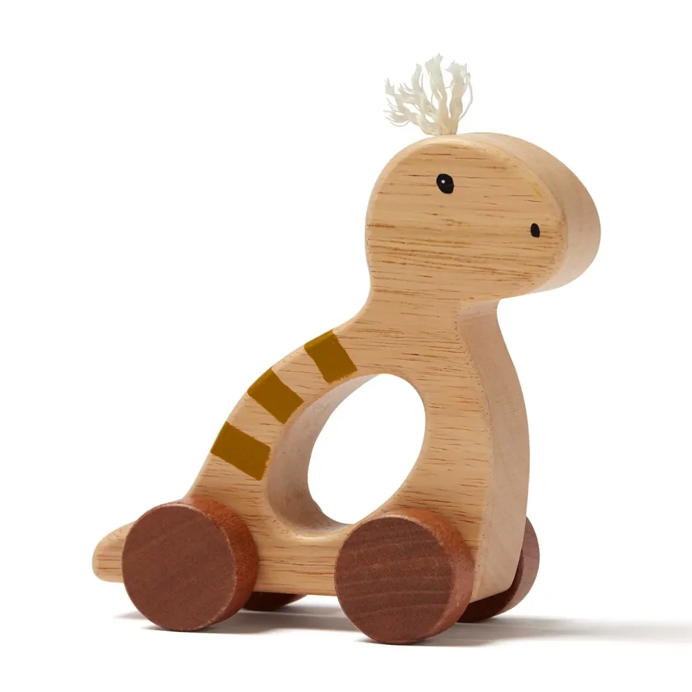 "Kids Concept Baby Toys sliding figure Dino wood nature image"