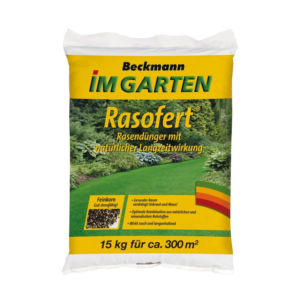"15 kg Lawn Fertilizer, Organic-Mineral, Long-Lasting image"