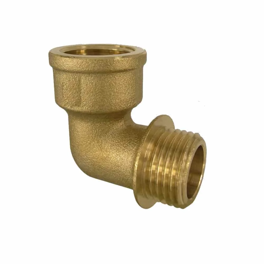 "Threaded Fitting Brass Elbow 90° 1" Female x 1" Male image"