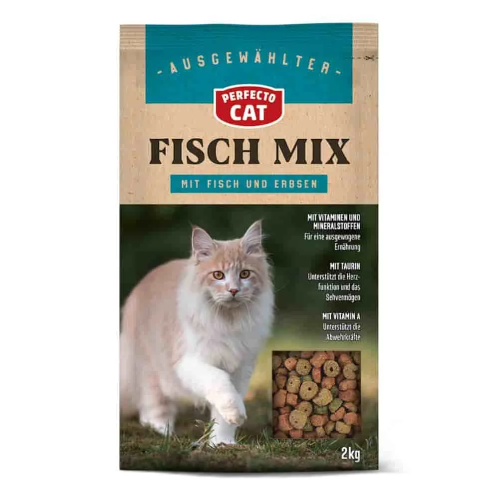 "Cat Food, Fish Mix, Dry Cat Food, Adult Cat Food, 2kg image"