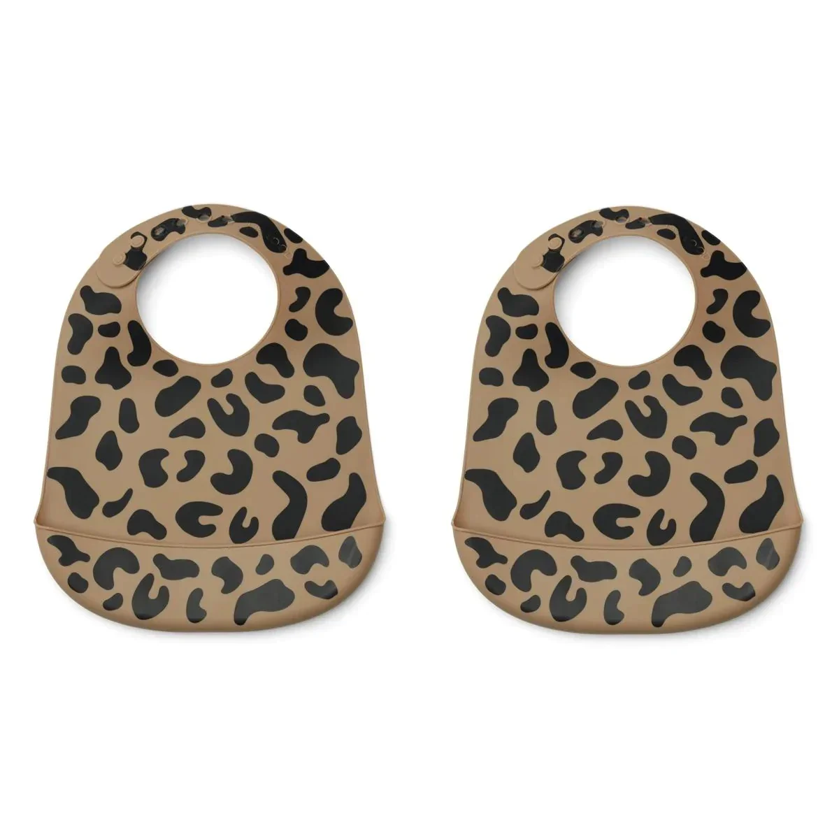 Liewood silicone bib 2er Pack - Tilda, Color: Mega Leo / Oat Mix