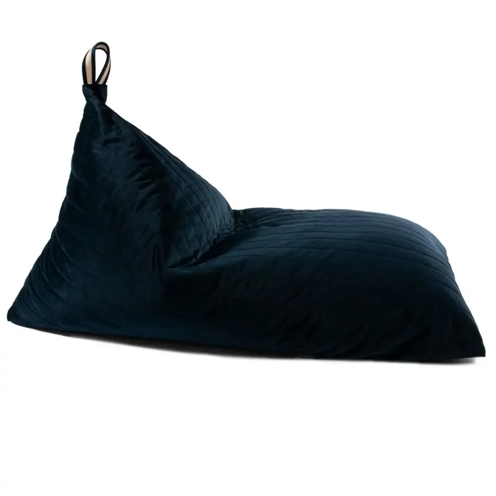 "Nobodinoz Bean Bag "Essaouira" Savanna and blue image"