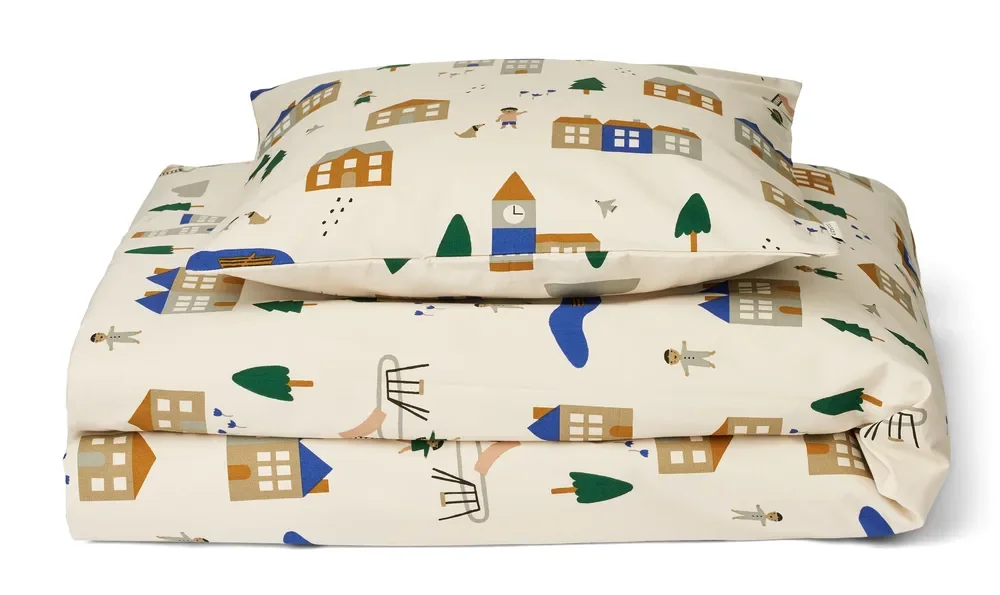 "Liewood Kids bedding, bed linen - Ingeborg, Color: Downtown/Sandy image"