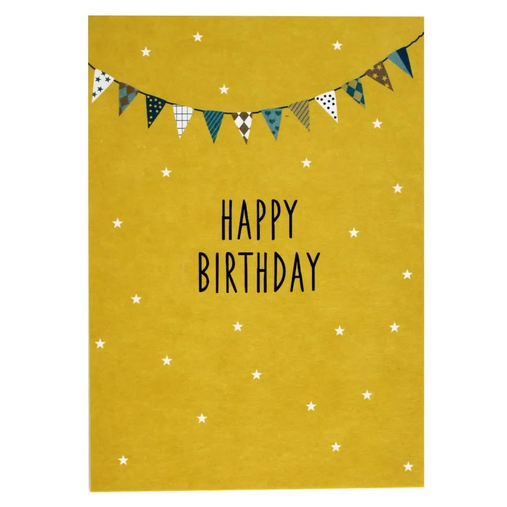 "Ava & Yves Postcard Birthday Happy Birthday image"
