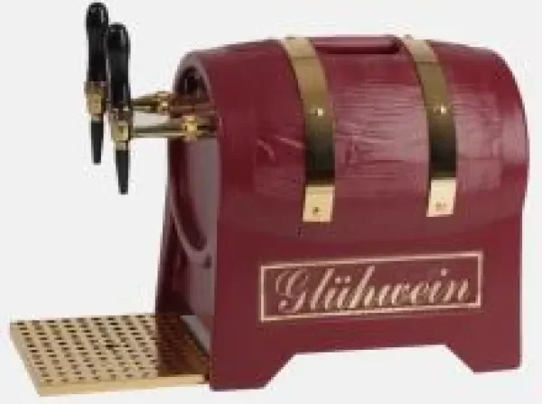 "Mulled wine dispenser, beverage heater Special Edition Red - 2-line, 9 kW, with air compressor image"
