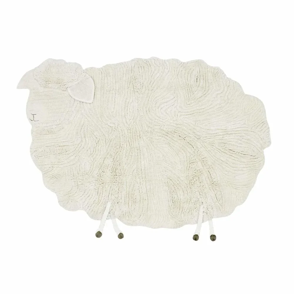 Lorena Canal's washable wool car "pink nose sheep"