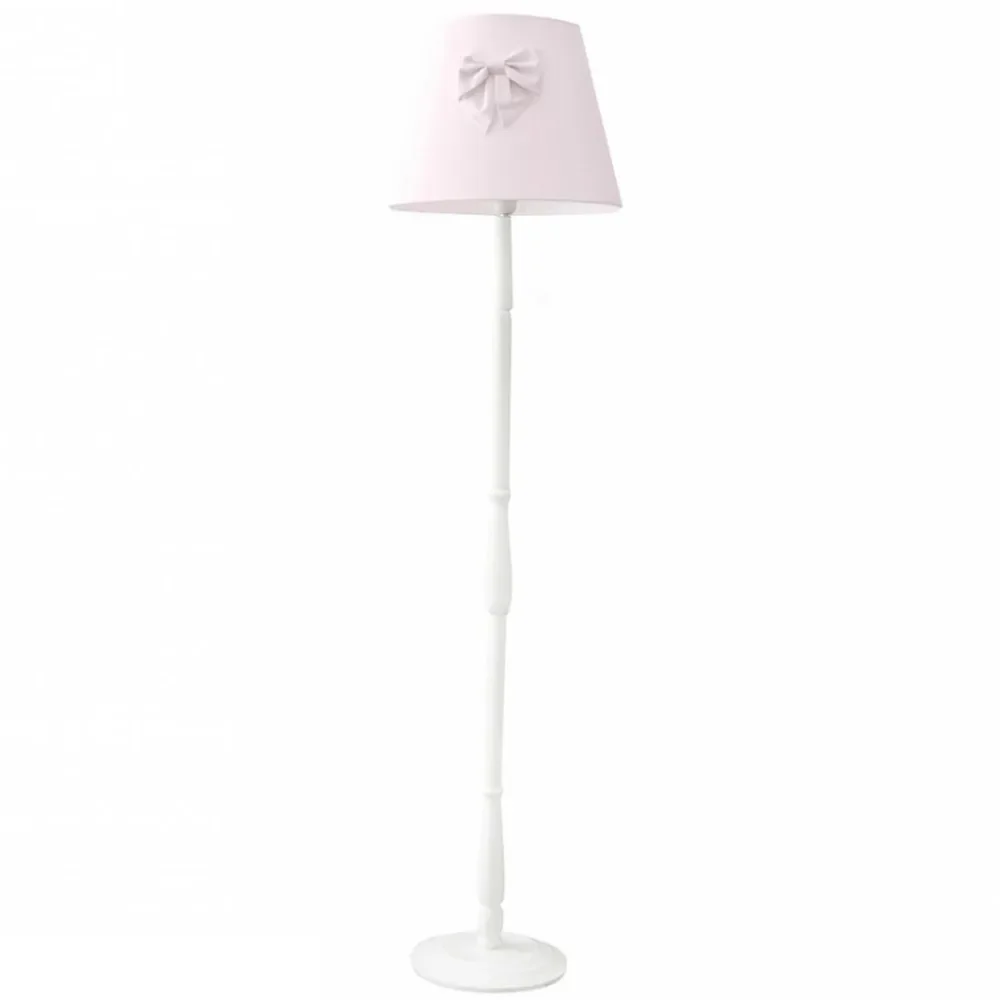 "Caramella floor lamp turned leg loop rosa image"