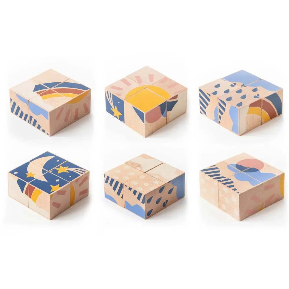 "Nobodinoz wooden blocks / puzzle weather image"