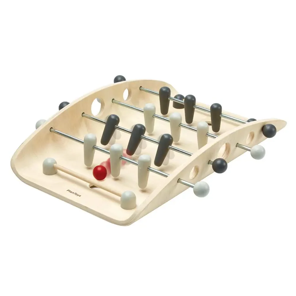 "Plan Toy's children's table football wood image"