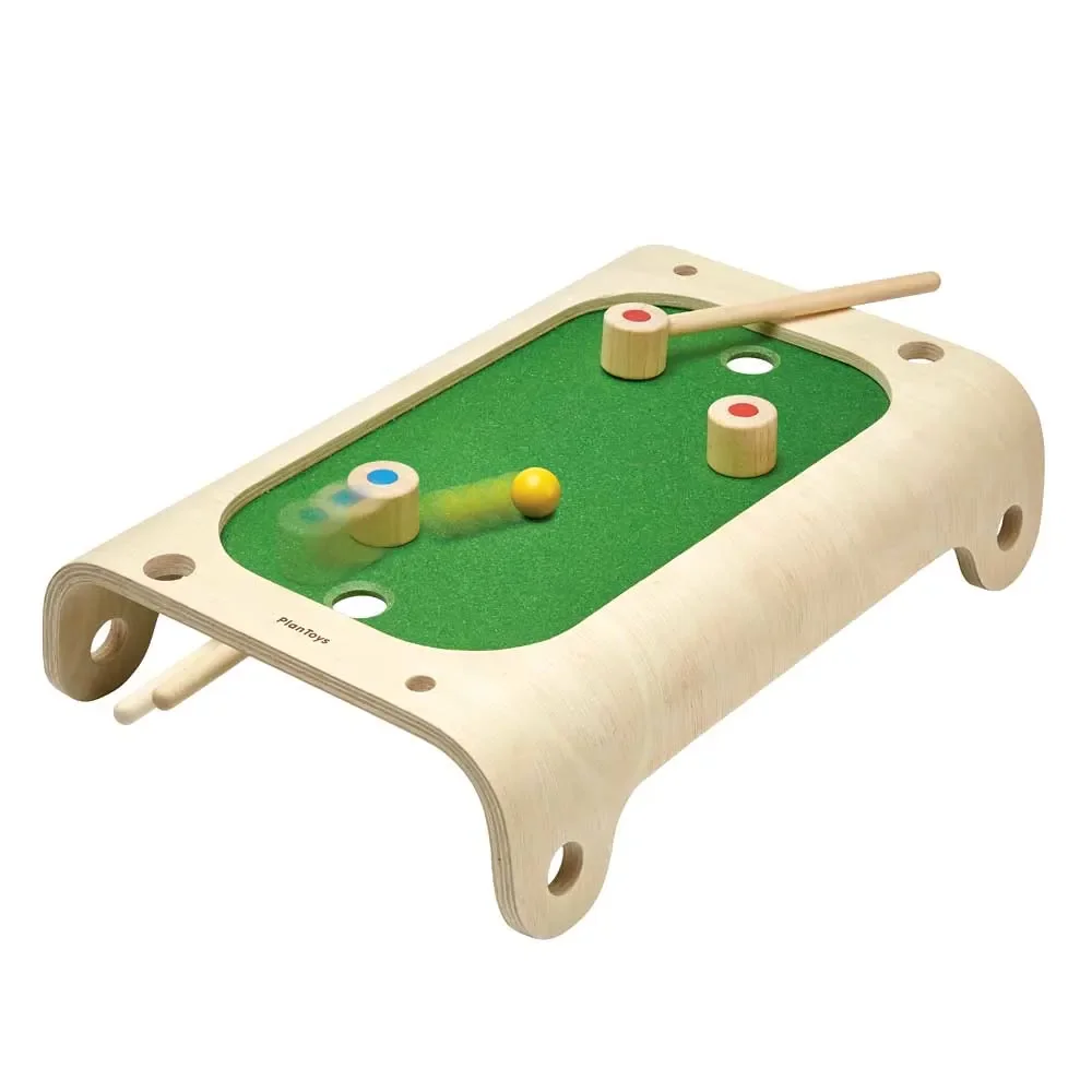 "Plan Toys magnetic play table wood image"
