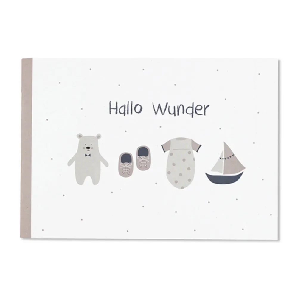 "Ava & Yves memory book "Hello miracle" pink image"